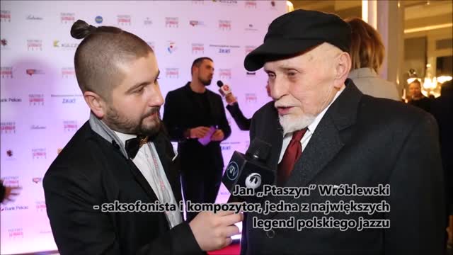 Jan Ptaszyn Wroblewsk saksofonista i kompozytor w wywiadzie dla Telewizji ATV