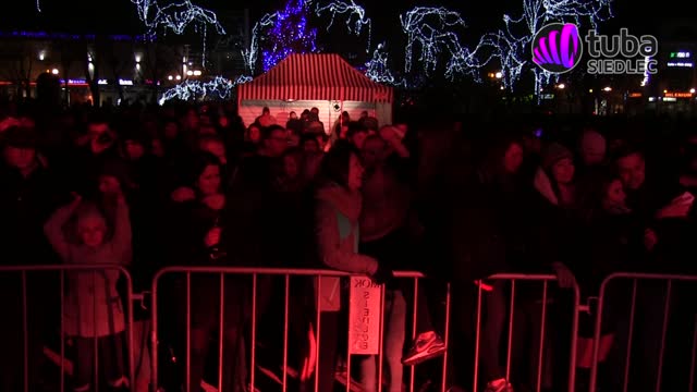 Sylwester 2015 na Placu Sikorskiego w Siedlcach