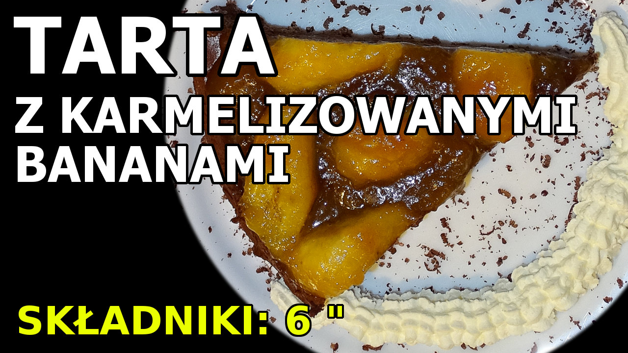 Tarta czekoladowa z bananami