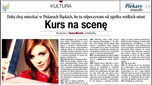 Piekarzanie z pasją . Ja też tak chcę. -  odc.4 - Wokalistka Sonia Maselik